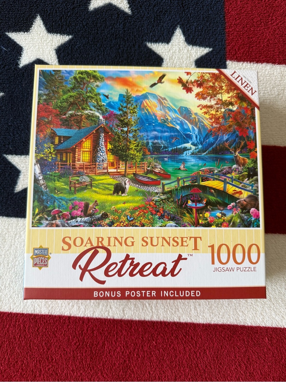 Soaring Sunset Retreat 1000-Piece Jigsaw Puzzle - Colorful Scenic Design